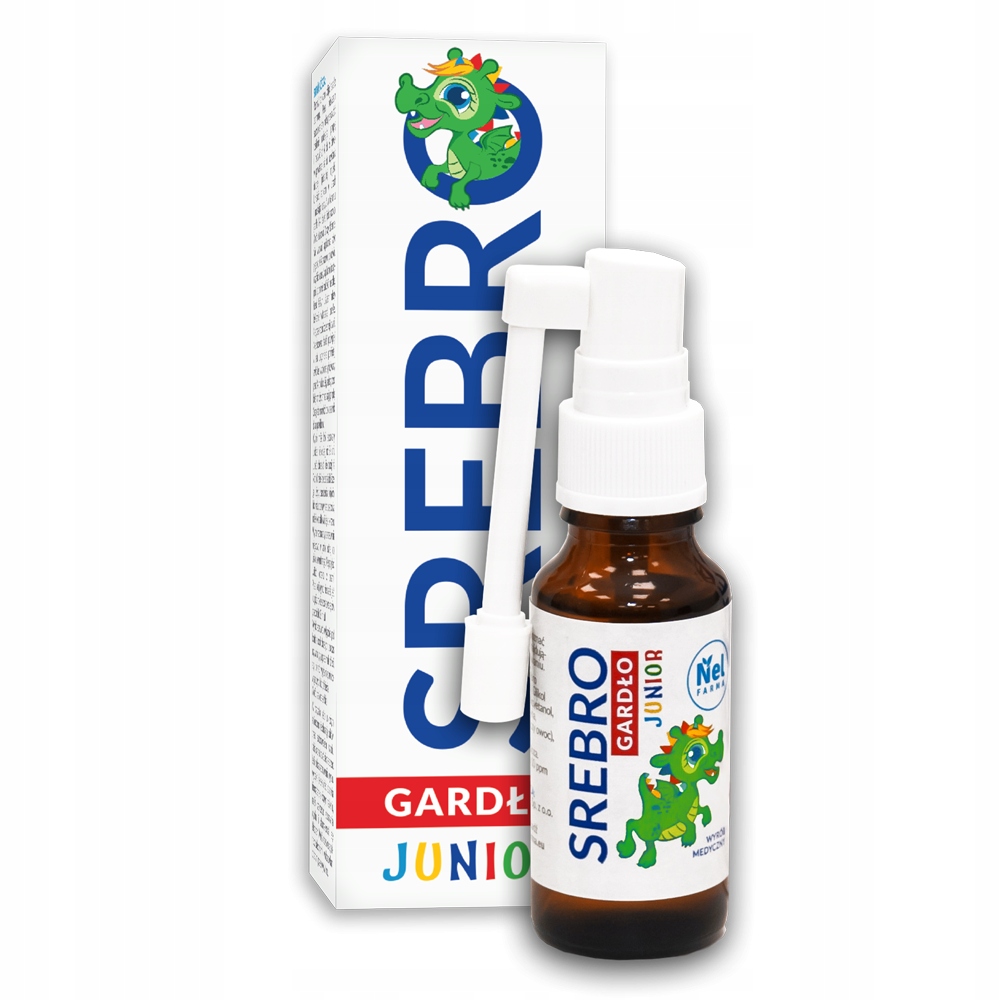 SREBRO GARDŁO JUNIOR 20ML / NELFARMA