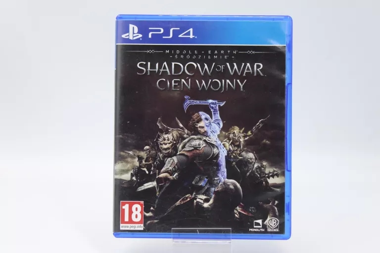 GRA NA PS4 ŚRÓDZIEMIE: CIEŃ WOJNY POLSKA WERSJA / IDEAŁ!