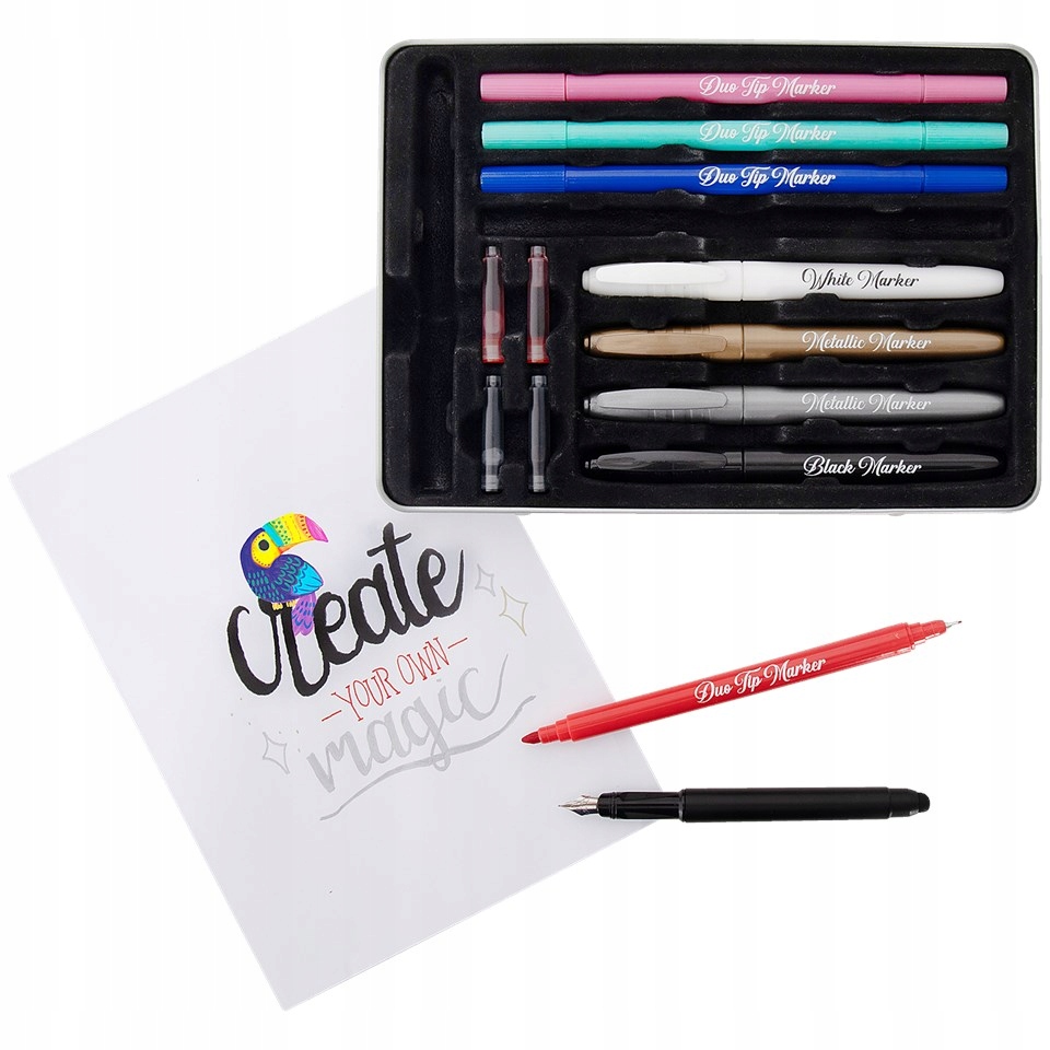 ZESTAW DO KALIGRAFII CRAFT DLA POCZĄTKUJĄCYCH - 8490517258 - oficjalne