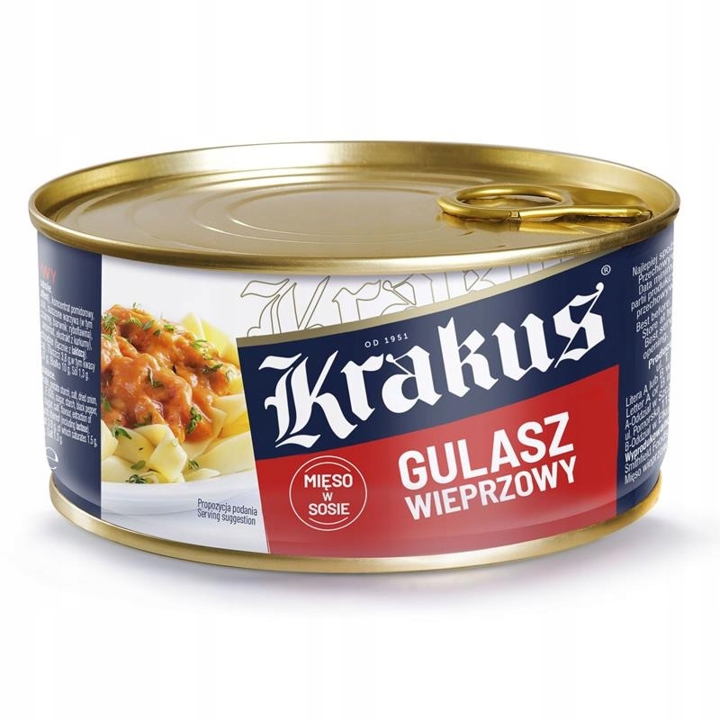 Konserwa Wieprzowa 300g Krakus Gulasz Wieprzowy