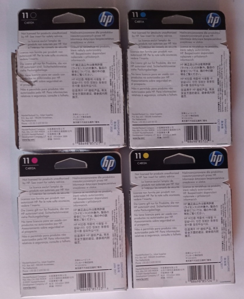 Купить HP 11 Original HP 11 BCMY, 4 печатающие головки в комплекте: отзывы, фото, характеристики в интерне-магазине Aredi.ru