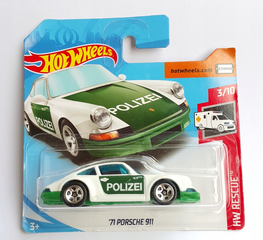 NOWE HOT WHEELS '71 PORSCHE 911 1971 POLIZEI 8184425784