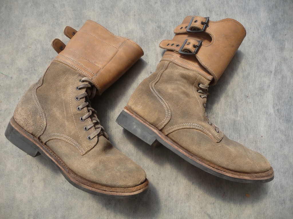 BUTY SERVICE BOOTS M43 DOUBLE BUCKLE US ARMY WW2