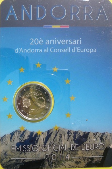 2 EURO ANDORA 2014 RADA EUROPY 20 ROCZNICA