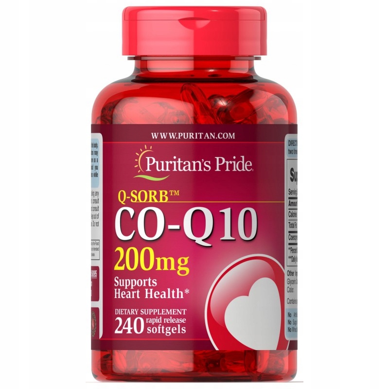 Puritan's Pride Koenzym CO Q-10 200 mg 240 kaps.