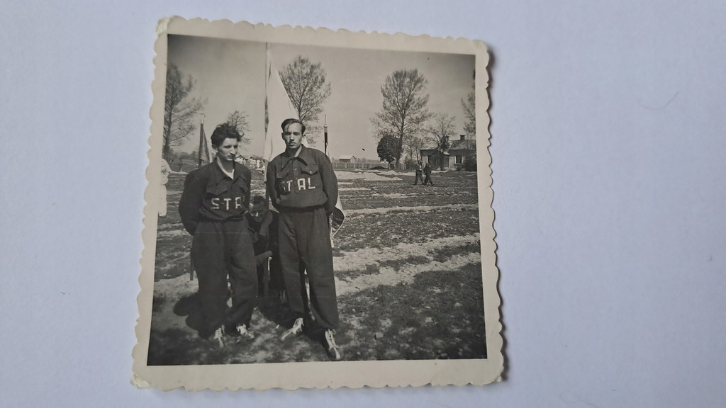 STAL ??? STARE PRZEDWOJENNE ZDJĘCIE - DRUŻYNA PIŁKARSKA PIŁKA NOŻNA FOTO 2