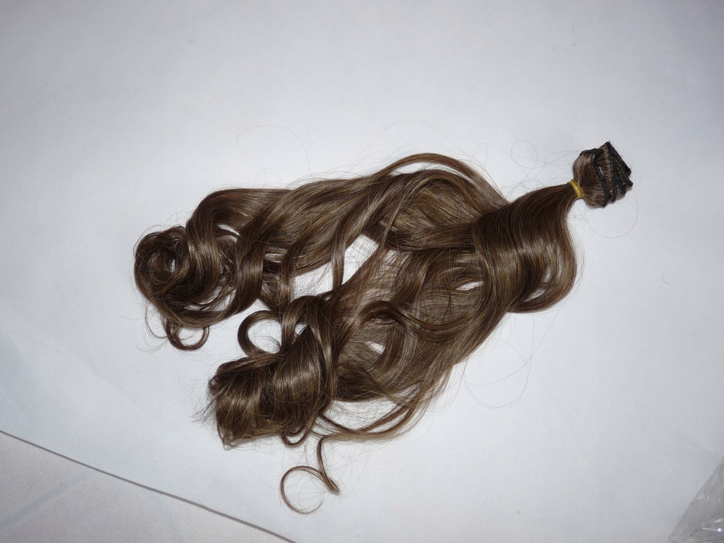 CLIP-IN WŁOSY DOPINKI 130 GRAM DŁUGIE 60 CM BLOND