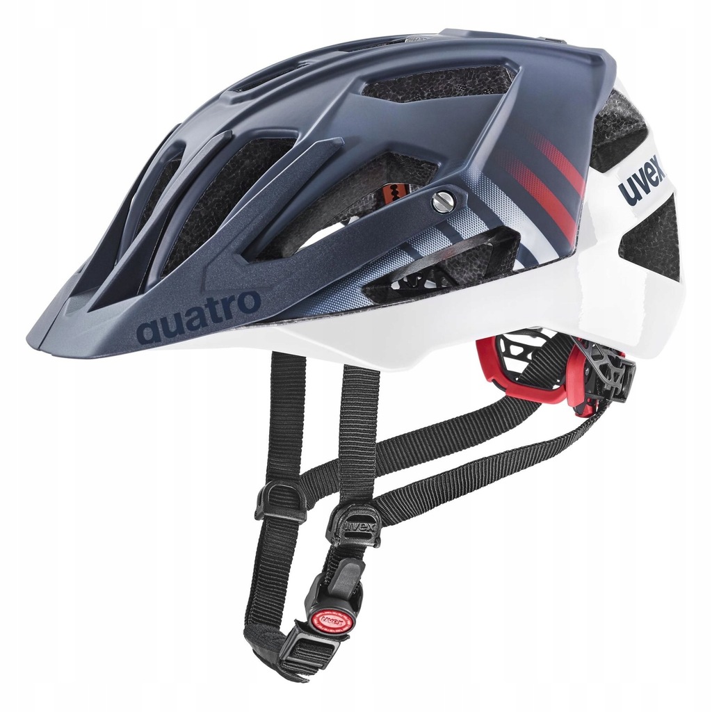 kask rowerowy Uvex Quatro CC deep space white mat r. 52 - 57 cm