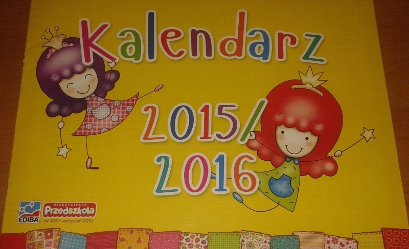 Kalendarz przedszkolaka 2015/2016