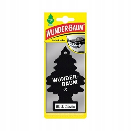 WUNDER-BAUM CHOINKA ZAPACHOWA CZARNA KLASYKA BLACK