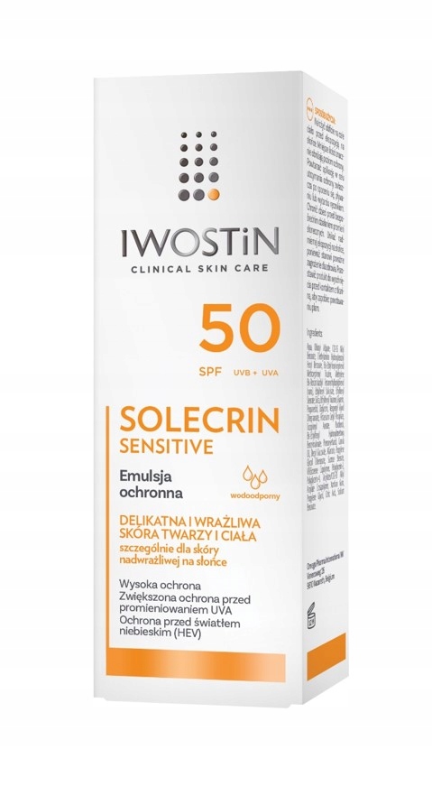 IWOSTIN SOLECRIN Sensitive Emulsja SPF50 100ml
