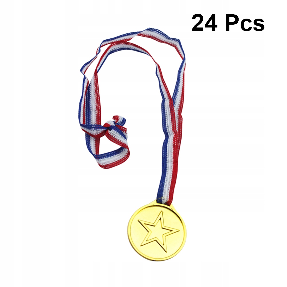 24pcs Medals Simulation Party Games Medal with Rib