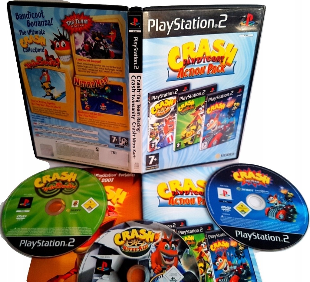 Купить CRASH BANDICOOT ACTION PACK, 3xDVD, НОВИНКА ДЛЯ ДЕТЕЙ: отзывы ...