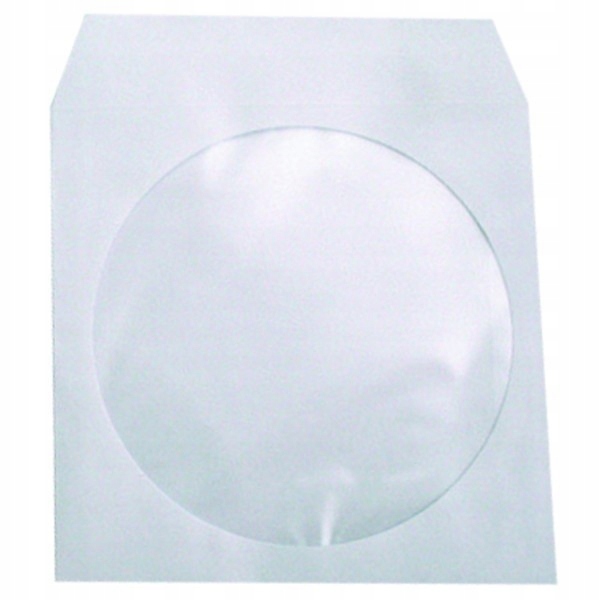 Koperta na CD biała NK z okienkiem 10szt.