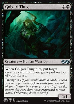 MtG: GOLGARI THUG Uma