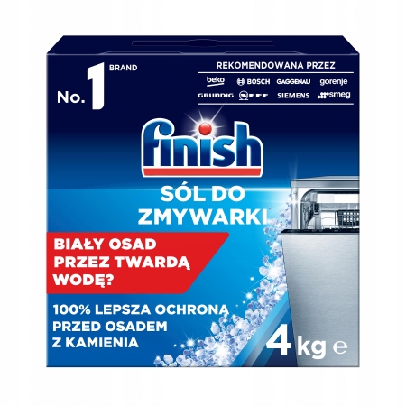 Finish Power Actions Salt Sól Do Zmywarki 4 kg