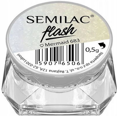 Semilac pyłek Flash Mermaid 683 złota syrenka