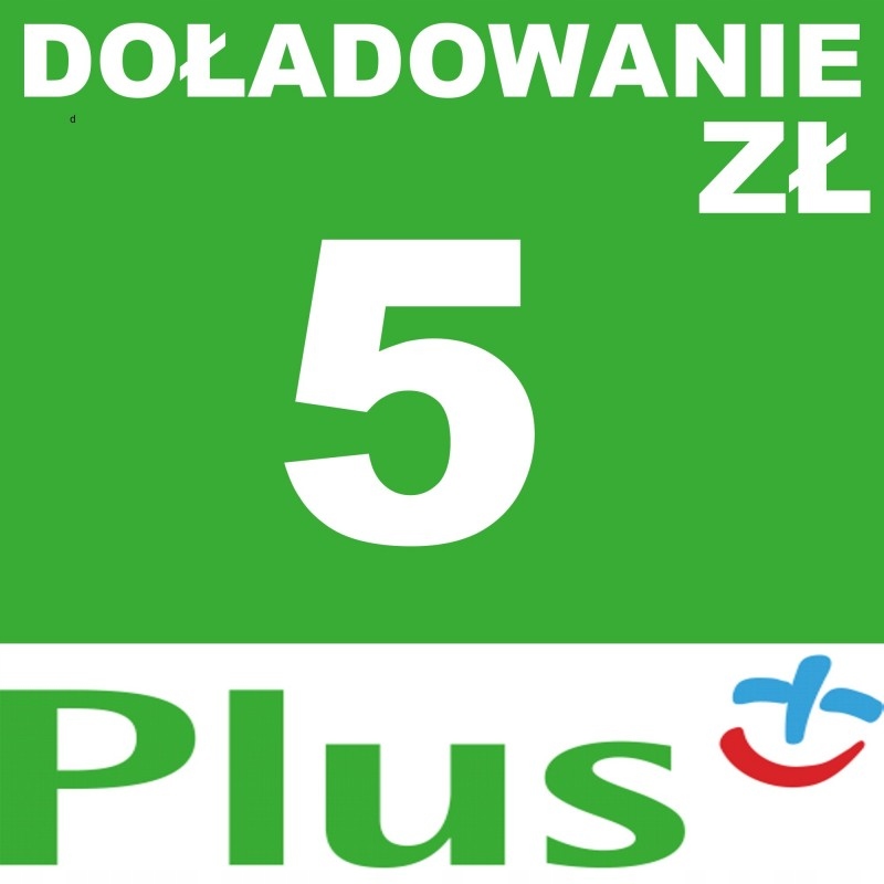 Kod Doładowanie PLUS 5 zł SIMPLUS PLUSH a2mobile