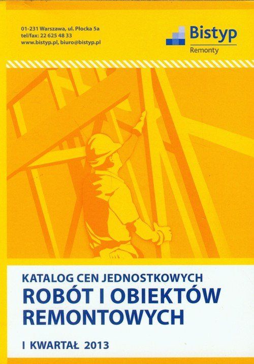 KSIĄŻKA Katalog cen jednostkowych robót i obiektów