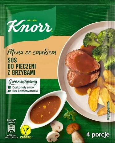 KNORR sos do PIECZENI Z GRZYBAMI 29g T:12.23