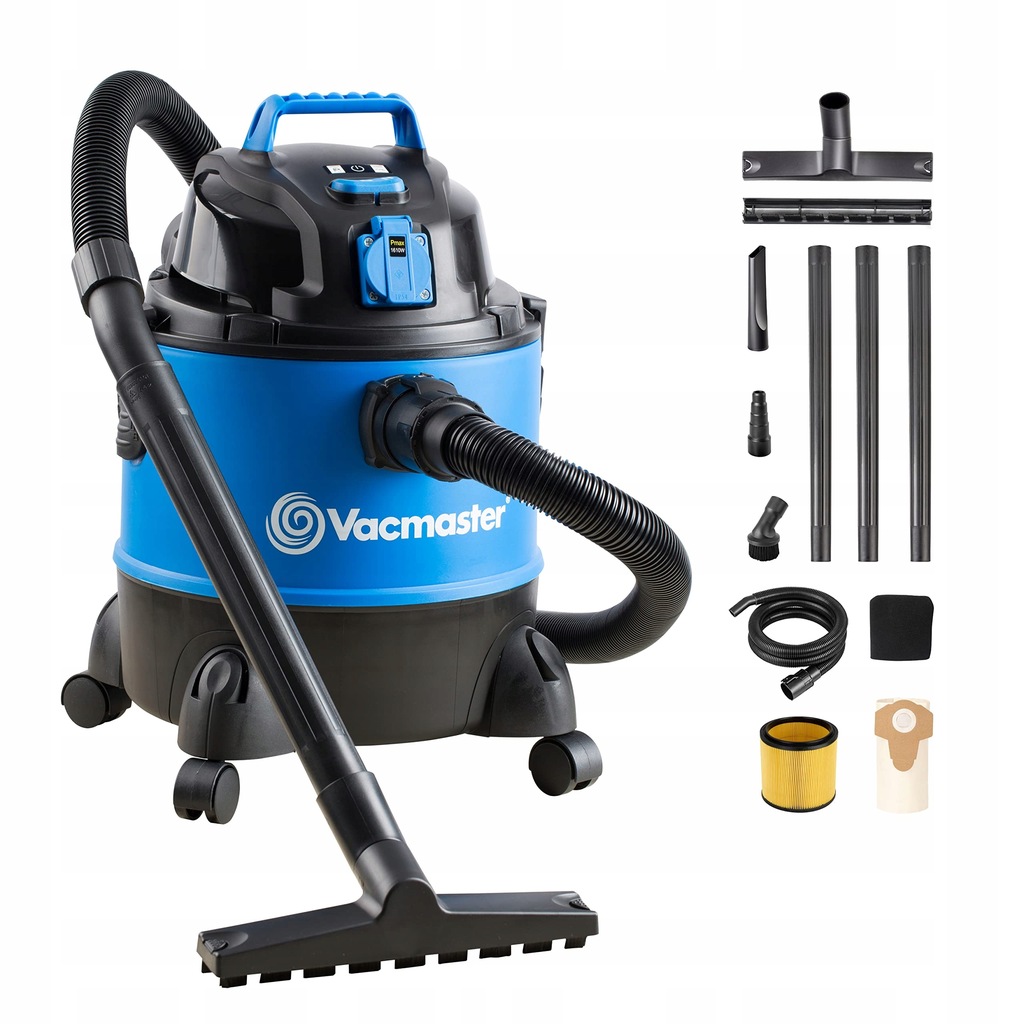 VACMASTER VQ1220PFC Odkurzacz na sucho i mokro, 1250 W, 20 l Nowoczesny