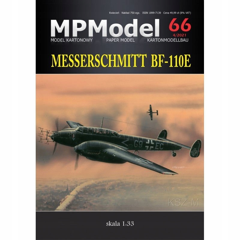 Купить MPModel 66 - Самолет Мессершмитт Bf-110E 1:33: отзывы, фото, характеристики в интерне-магазине Aredi.ru