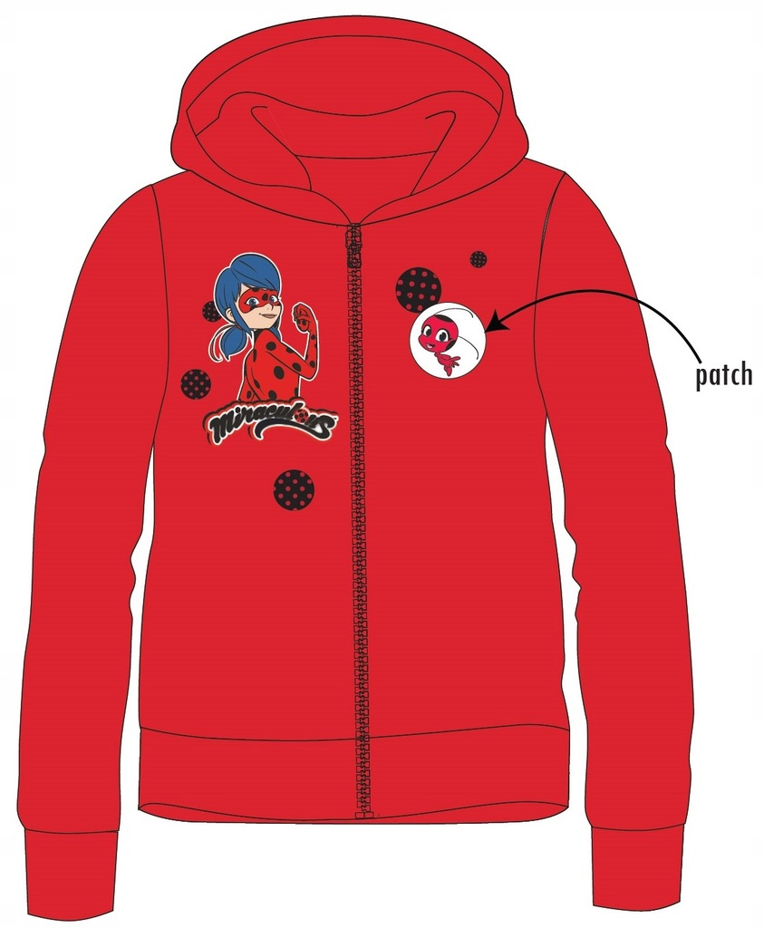 MIRACULUS bluza rozsuwana 116 cm 5-6 lat MIRACULUM