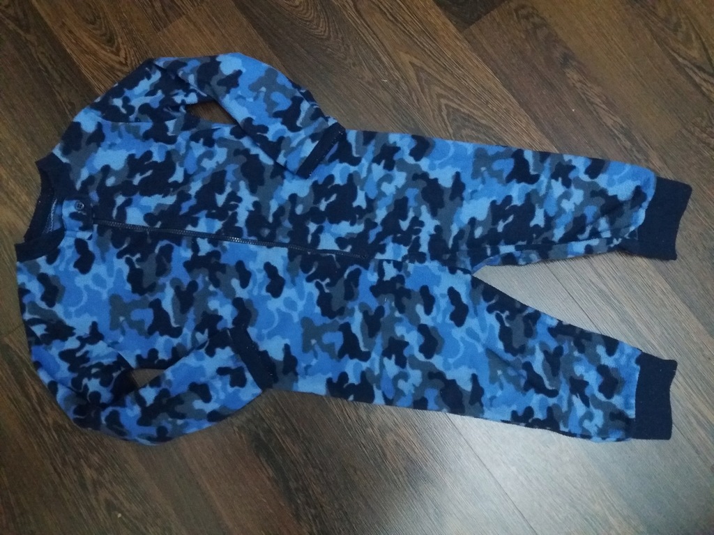 Pajac piżama Primark Rebel 2-3 lata 98 cm moro