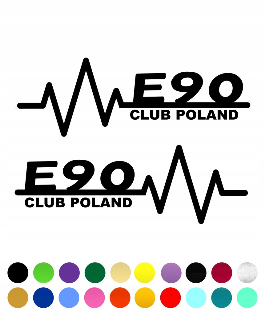 BMW Club Polska Naklejka E36 E46 E90 E91 itp