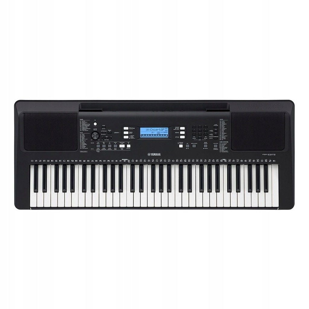 KEYBOARD YAMAHA PSR E-373 E373 Zestaw XL 36 mies.