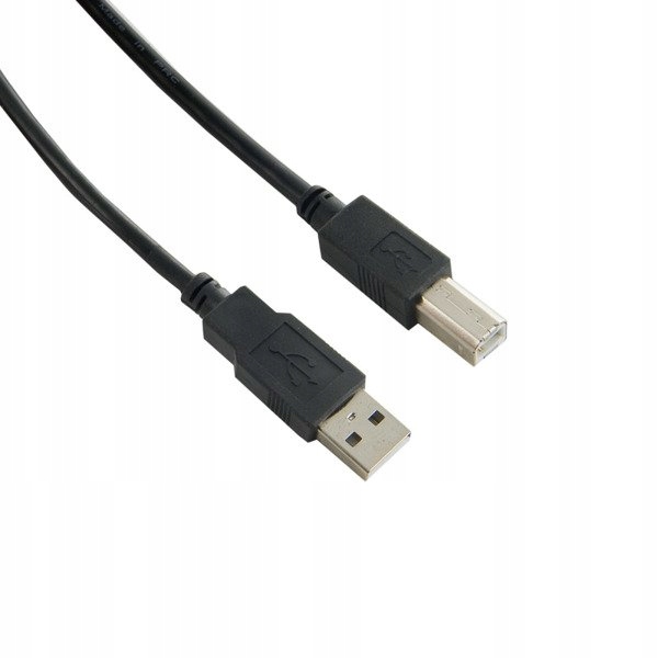 4World Kabel USB 2.0 A-B M/M 5 Ferryt|czarny
