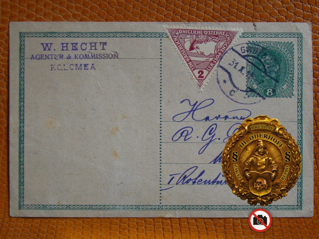 1918 Kołomyja>Wien D8421