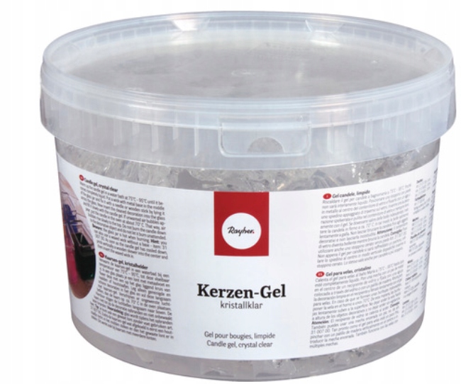 Przezroczysty wosk żelowy do wyrobu świec 2 KG