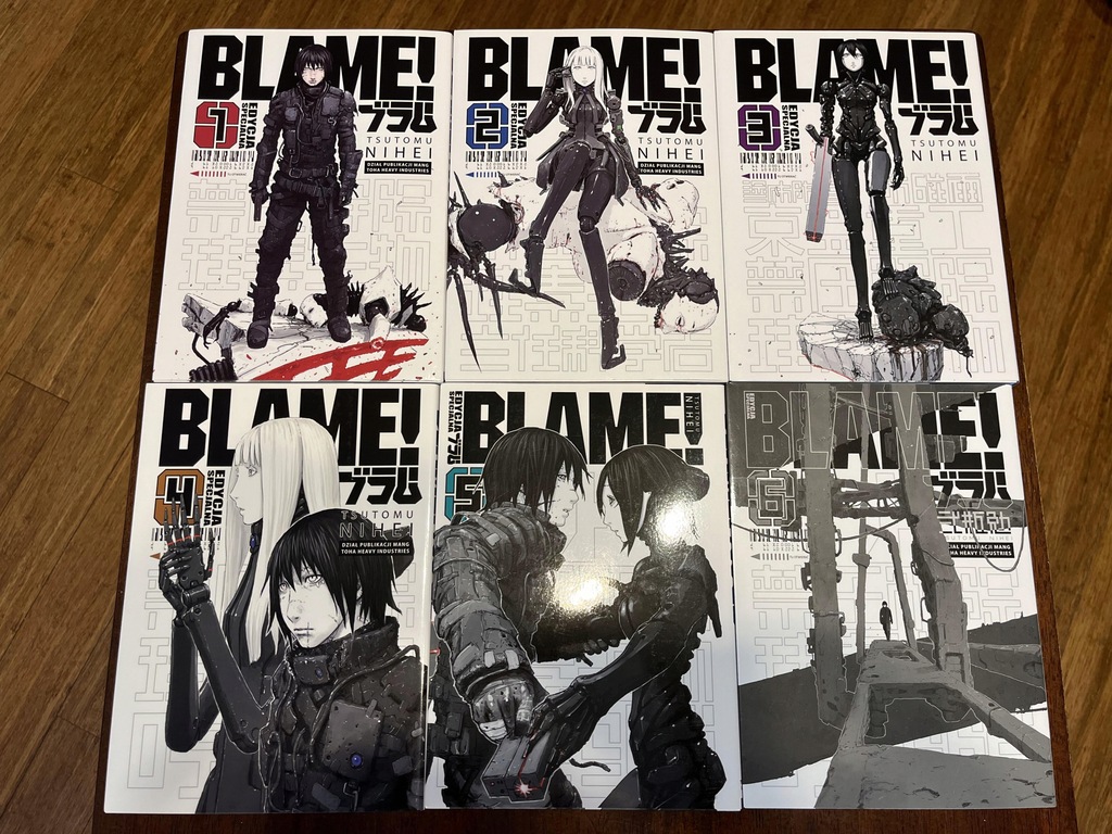 BLAME! komplet tomów 1-6 - Nihei - IDEAŁ