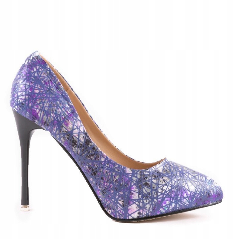 Купить Фиолетовые туфли на высоком каблуке, туфли-лодочки с цветочным узором, туфли 0116-3 38: отзывы, фото, характеристики в интерне-магазине Aredi.ru