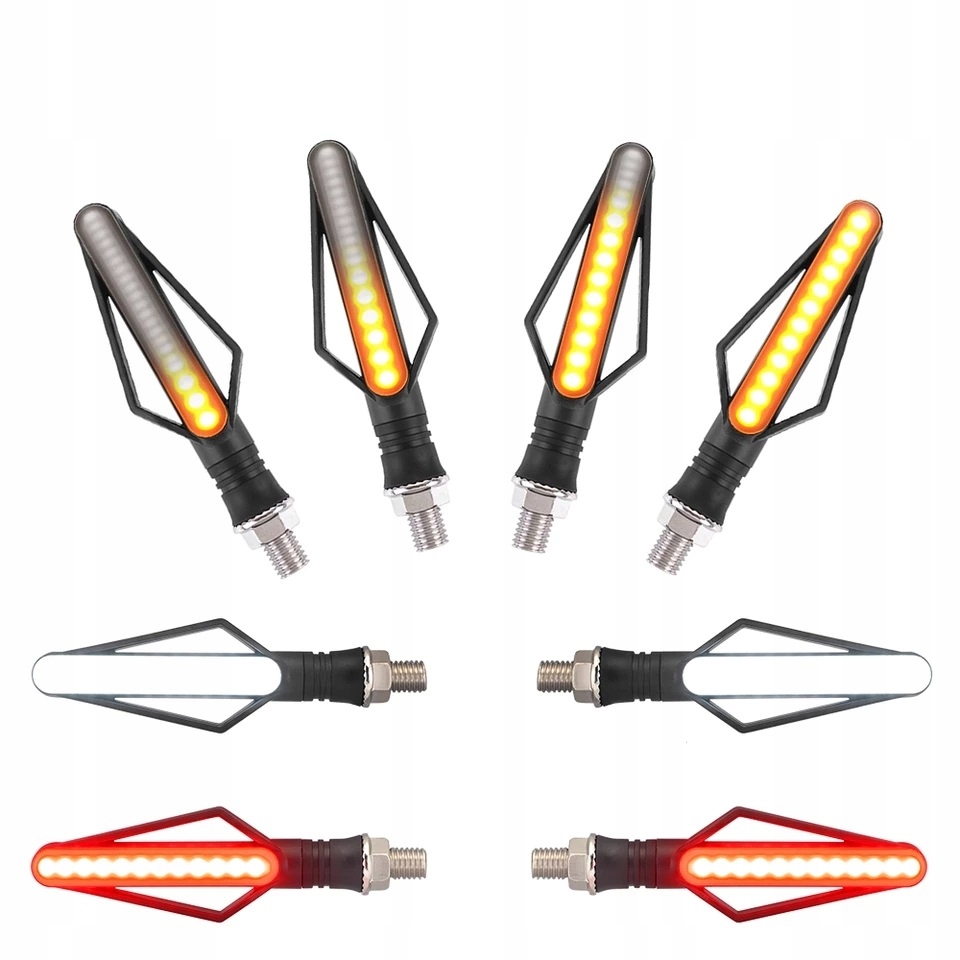 KIERUNKOWSKAZY LED Dynamiczne MOTOCYKL DRL POZYCJA