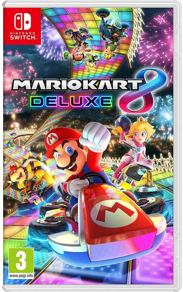 Mario Kart 8 Deluxe Nintendo Switch angielska wersja językowa multiplayer