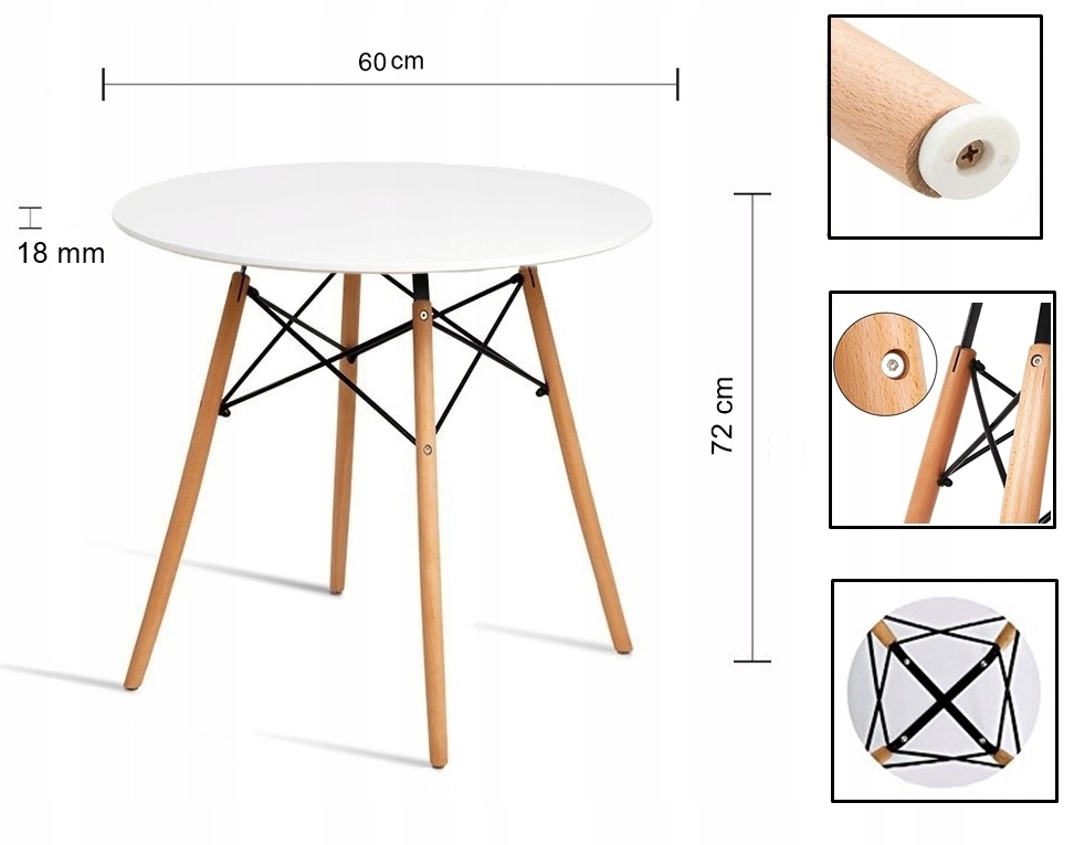Купить Кухонный обеденный стол 60см Modern ETT Style: отзывы, фото, характеристики в интерне-магазине Aredi.ru