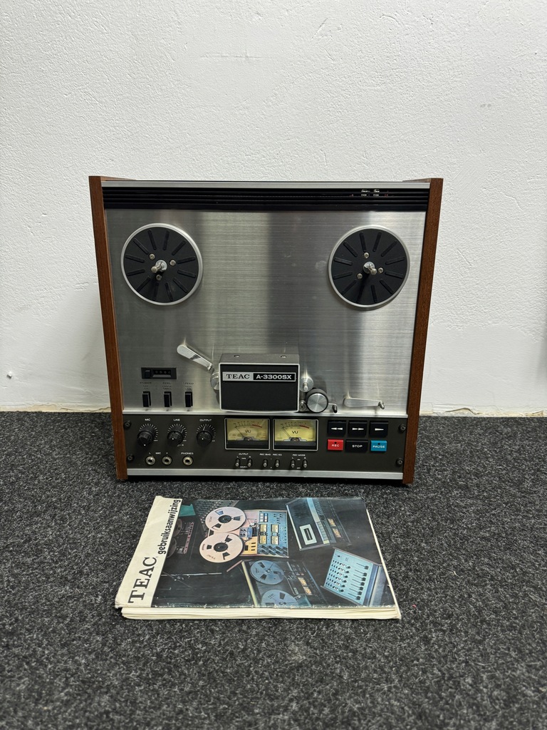 Teac A-3300SX Magnetofon szpulowy + instrukcja retro vintage