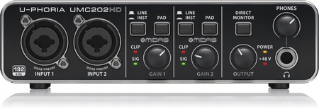 Behringer UMC202HD interface audio