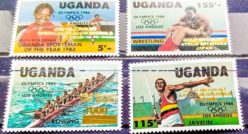 UGANDA - NADRUK - OLIMPIADDA MNH**