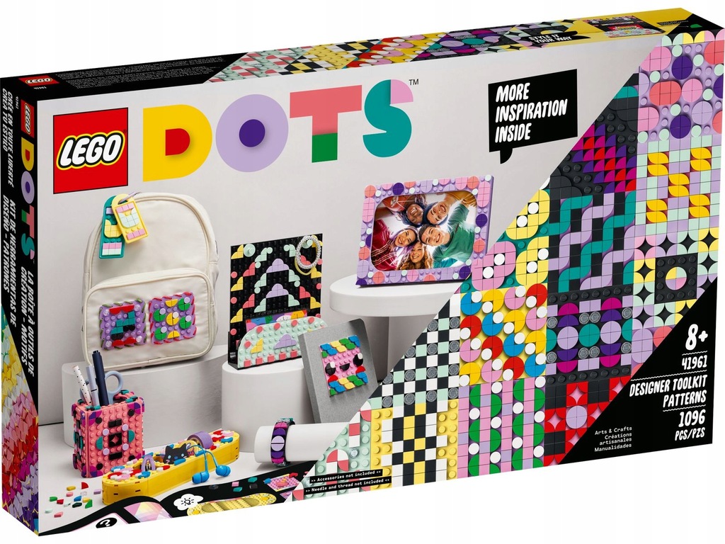 LEGO DOTS 41961 - Zestaw narzędzi projektanta - wzorki