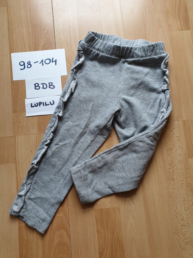 Szare spodnie dresowe Lupilu, 98-104