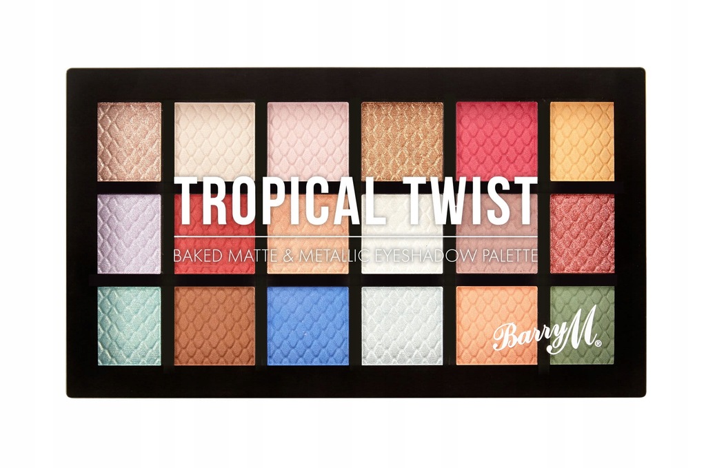 Barry M Eyeshadow Palette Tropical Twist Cienie