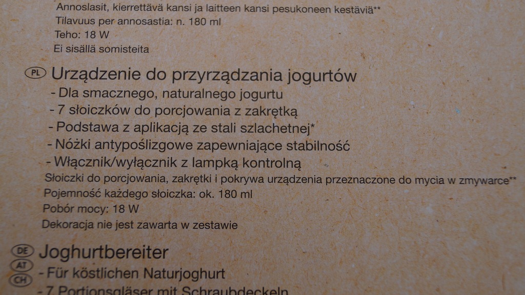 Yogurt maker Silvercrest 8143338527 oficjalne archiwum Allegro