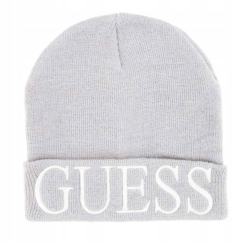 CZAPKA DAMSKA GUESS SZARA ZIMA AW7871 WOL01