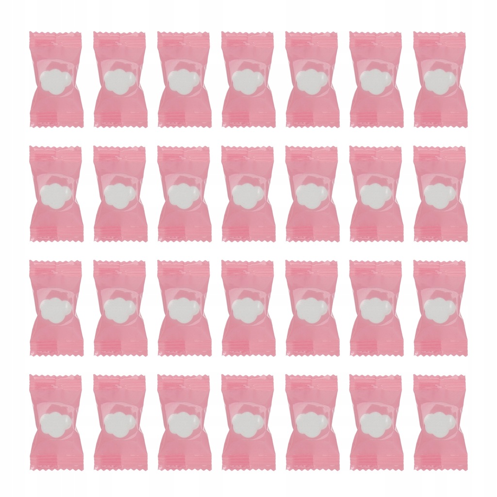 Skompresowane białe myjki z gazy