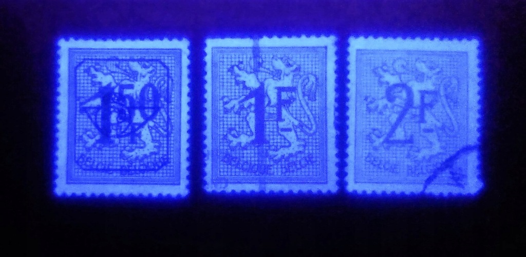 FLUORESCENCYJNE - HERBY - BELGIA - 1951 - 69 r.