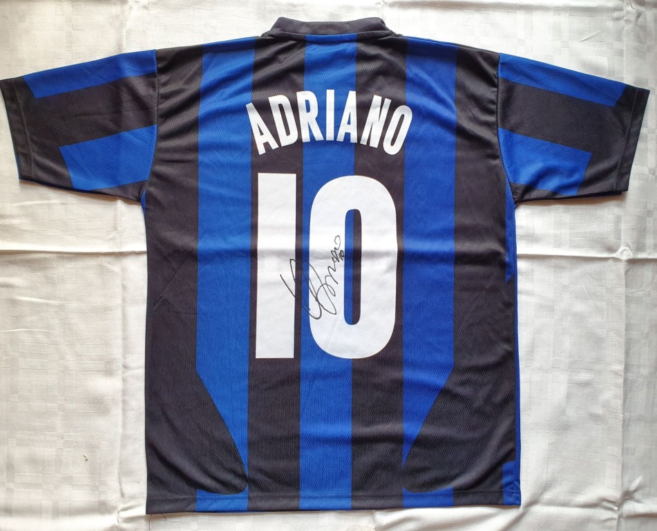 Adriano (Inter) - koszulka z oryg. autografem. ZAG
