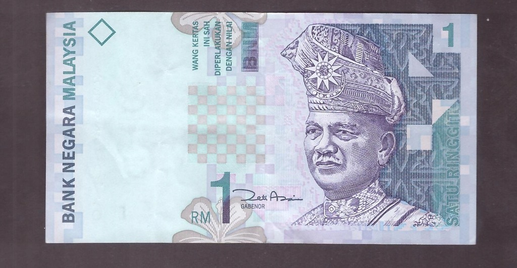 Malezja - banknot - 1 Ringgit